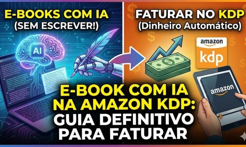 Criando E-books com IA para Vender na Amazon: O Guia Definitivo para Faturar no KDP sem Escrever uma Linha