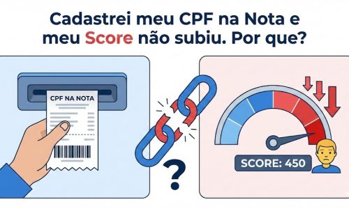 CPF na Nota Aumenta o Score? Entenda Por Que Sua Pontuação Não Subiu (A Verdade)
